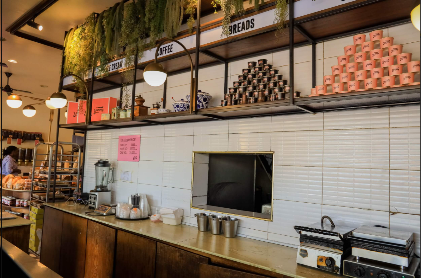 Yummy Bakery Interior — Lugogo Mall